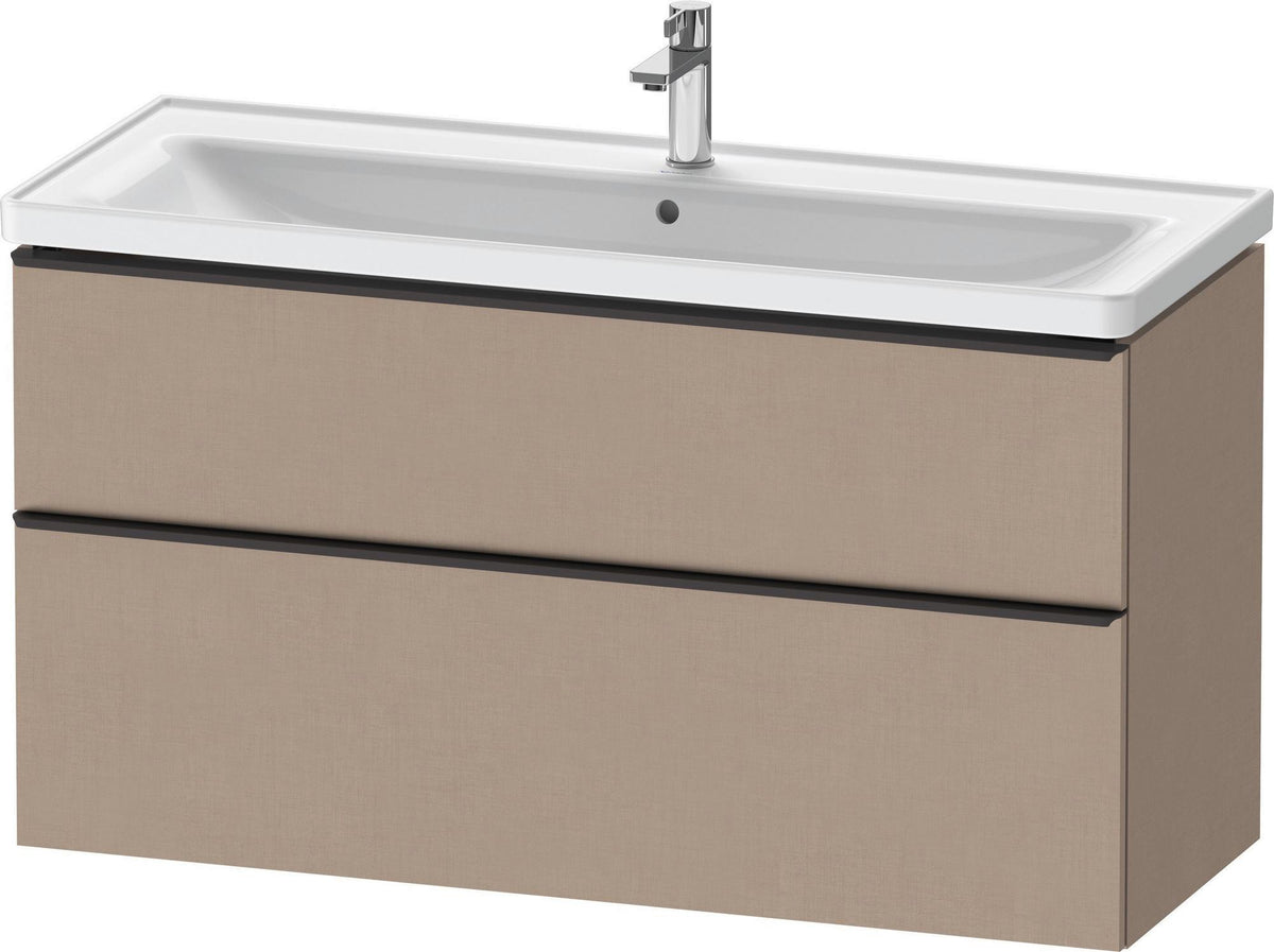 DURAVIT D-Neo Waschtischunterbau 1184 mm Eiche Schwarz mit Bronze Griff