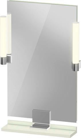 DURAVIT Sivida Spiegel 450x650x36 mm mit LED-Beleuchtung, Dimmfunktion und Sensorschalter – Wandmontage