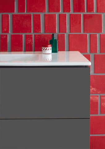 Duravit L-Cube Waschtischunterbau 1220 mm taupe matt mit 2 Schubkästen und Tip-On-Technik
