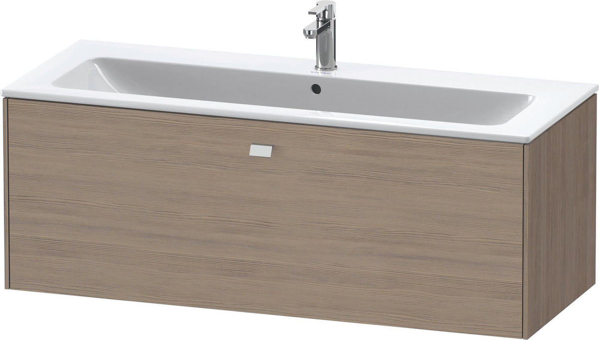 Duravit Brioso Waschtischunterbau 620 mm betongrau matt mit 1 Auszug und Soft-Close