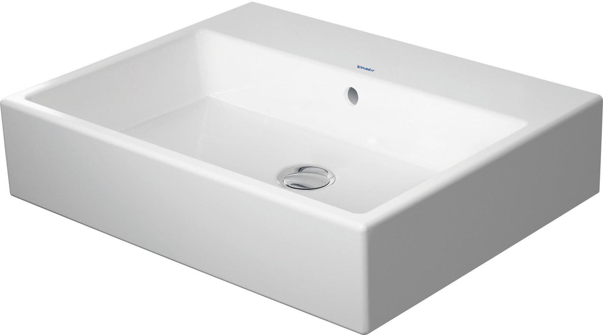 Duravit Waschtisch Vero Air 600 mm mit Überlauf und Hahnlochbank, weiß