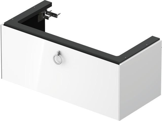 Duravit White Tulip Waschtischunterbau 984 mm Eiche Mitte mit LED-Beleuchtung von Philippe Starck