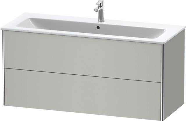 Duravit XSquare Waschtischunterbau 1210 mm mit 2 Schubkästen, s-matt, für ME by Starck