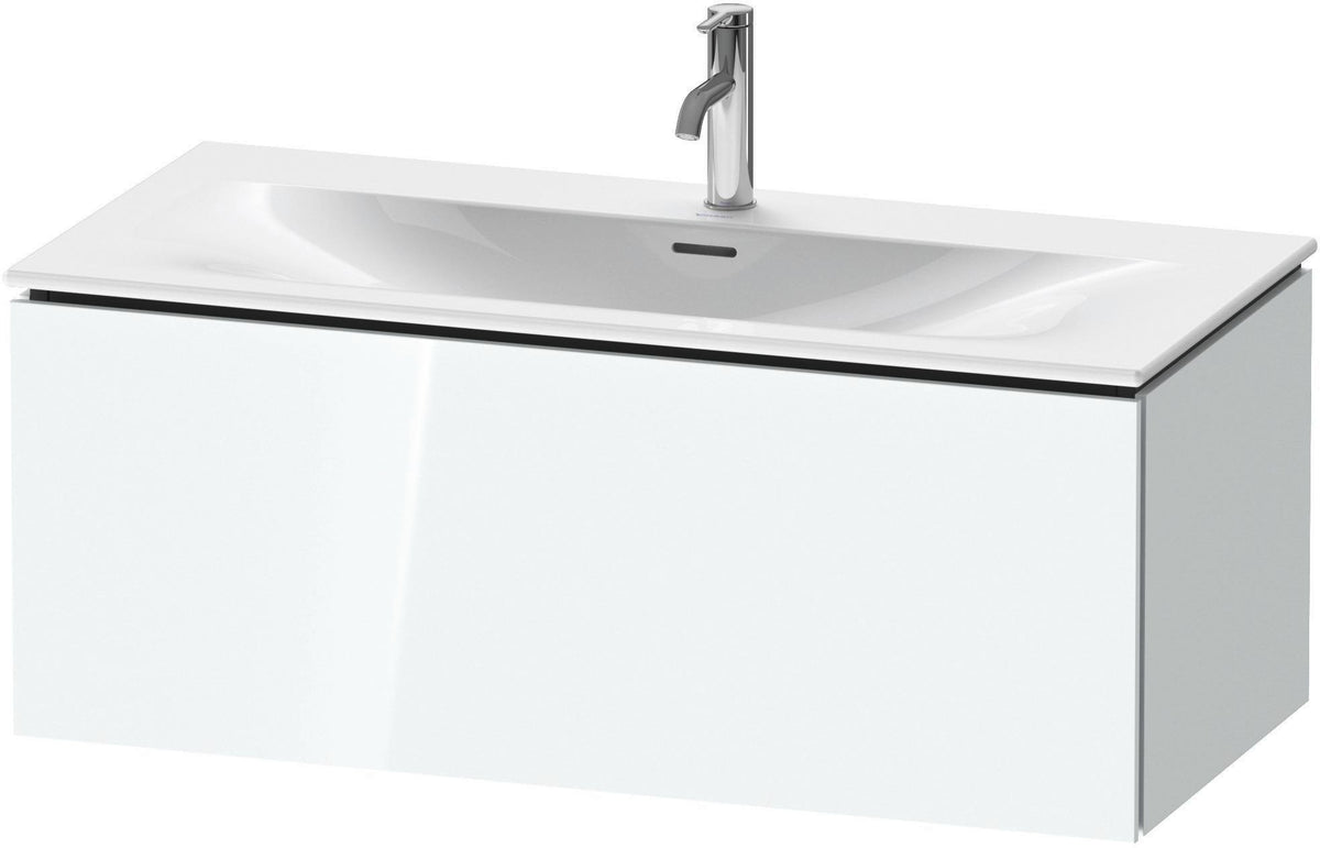 DURAVIT L-Cube Waschtischunterbau wandhängend 1020 mm weiß matt mit Tip-On Technik