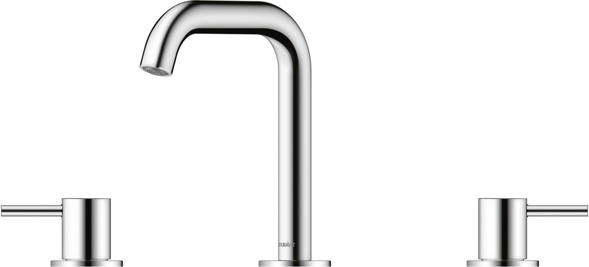 DURAVIT Circle 3-Loch Waschtischarmatur Keramikmischsystem Chrom Hochglanz