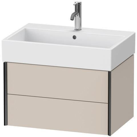 Duravit XVIU Waschtischunterbau 684 mm in Seidenmatt für Vero Air – Wandhängend mit 2 Schubkästen