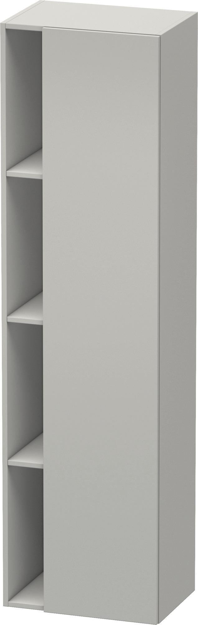 DURAVIT DuraStyle Hochschrank 360x500x1800mm, 1 Tür links, weiß matt – Wandhängend mit Soft-Close