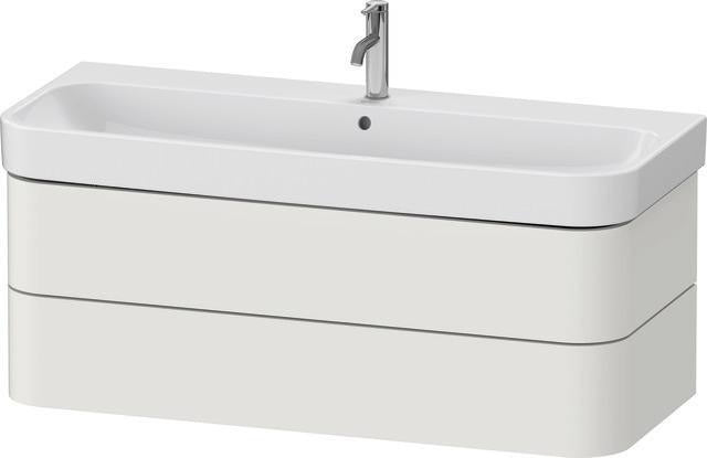 Duravit Waschtischunterbau Happy D.2 Plus 1175 mm taupe supermatt mit Tip-On-Technik