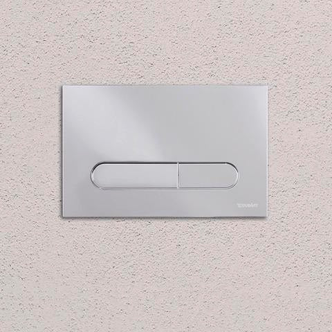 DURAVIT DuraSystem Betätigungsplatte Beta 100 Dual Flush Aufgesetzt Schwarz Matt