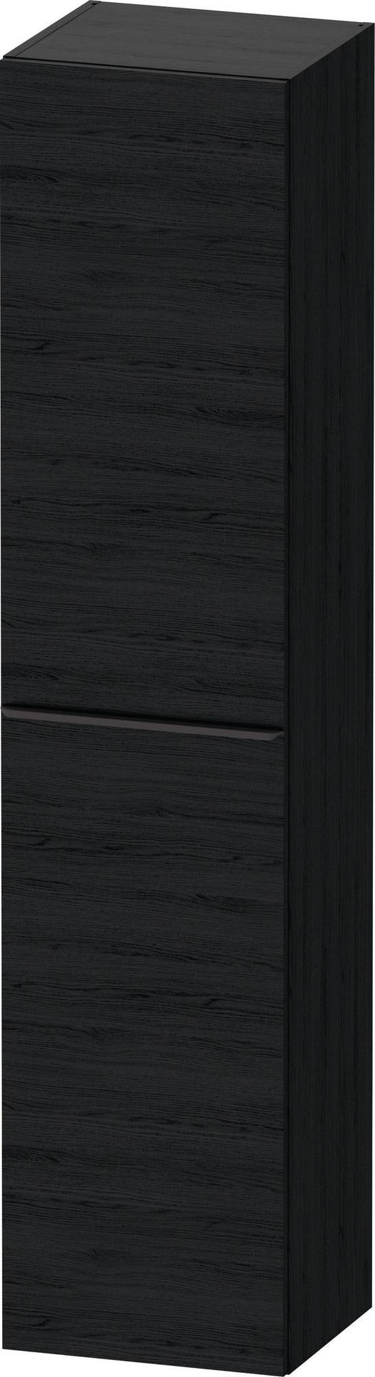 DURAVIT D-Neo Hochschrank 400x360x1760 mm, 1 Tür links, Eiche Schwarz – Matt, Soft-Close