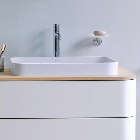 DURAVIT C.1 Einhebel-Waschtischmischer L ohne Zugstange, Schwarz Matt, 136 mm Ausladung