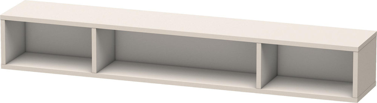 DURAVIT L-Cube Regalelement 800 mm, 3 Fächer, betongrau matt, wandhängend