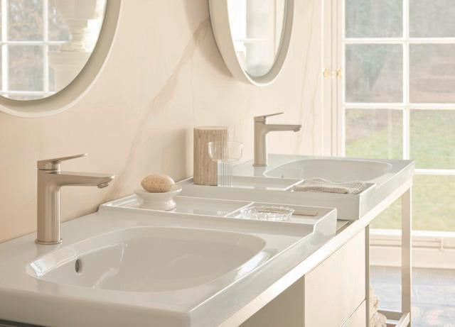 DURAVIT Wave Einhebel-Waschtischmischer M mit Zugstange, Chrom – Keramikmischsystem, 122 mm Ausladung