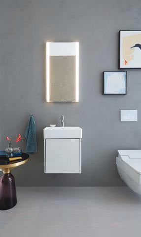 DURAVIT XSquare Waschtischunterbau 434 mm, 1 Tür links, Weiß Matt