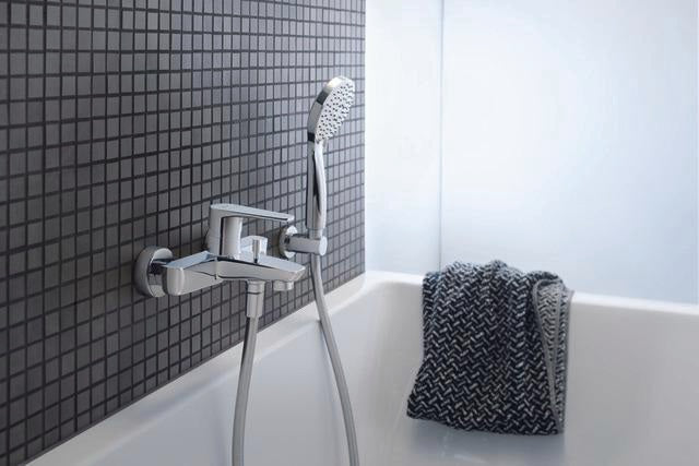 DURAVIT B.1 Einhebel-Wannenmischer Aufputz Chrom – Keramikmischsystem, 145 mm Ausladung