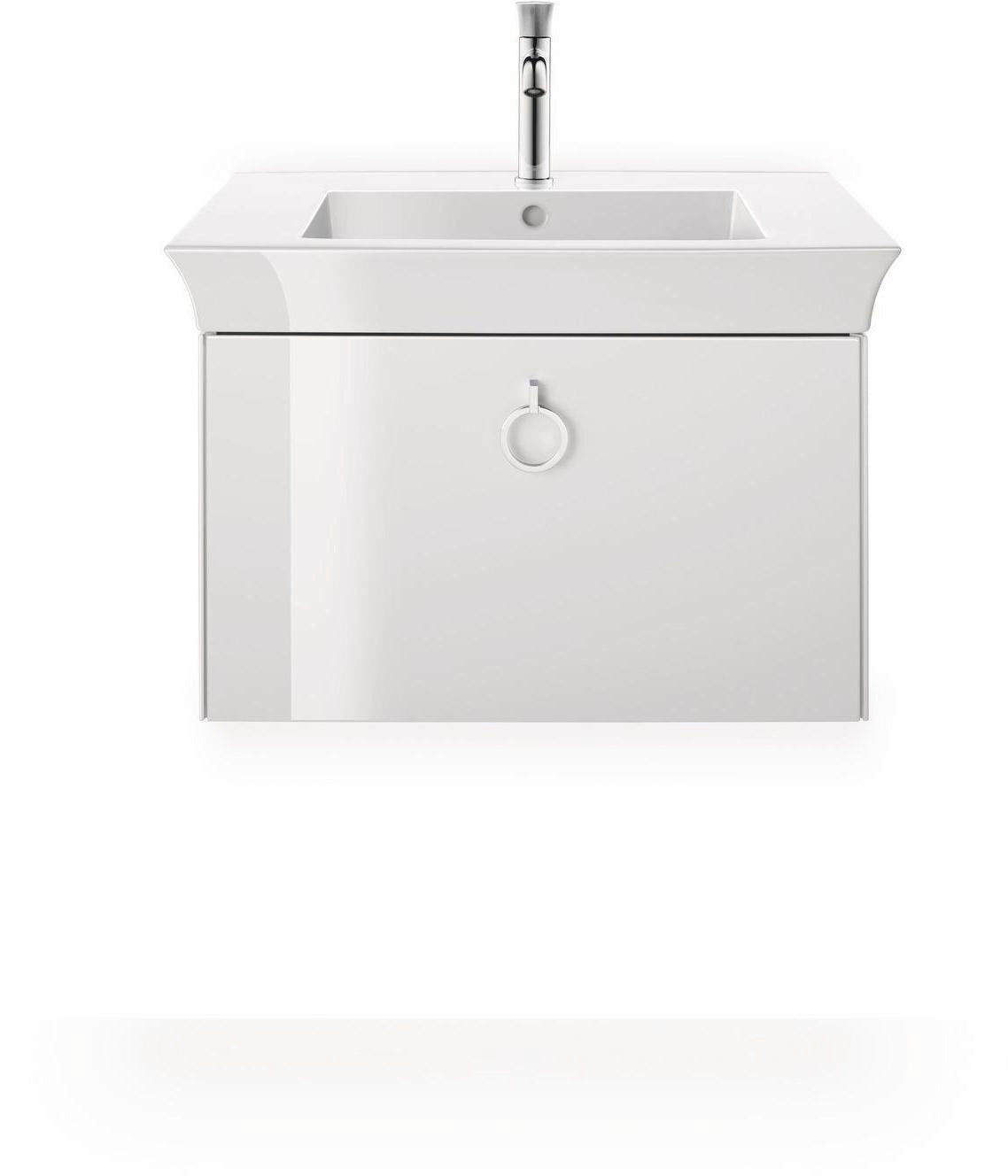 DURAVIT White Tulip Möbelwaschtisch 1050 mm Weiß mit Überlauf und WonderGliss