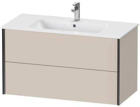 Duravit Waschtischunterbau XVIU 1010x560x480mm 2 Schubkästen Ahorn mitte seidenmatt