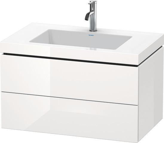 Duravit Waschtischset L-CUBE 800x480mm mit Vero Air Waschtisch und 2 Schubkästen