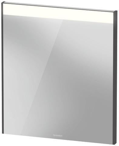DURAVIT Brioso Spiegelschrank mit Beleuchtung 700x620x45 mm Eiche Natur – Badspiegel mit LED