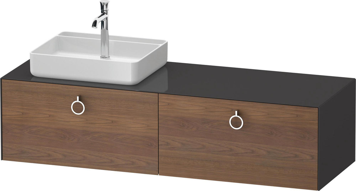 DURAVIT White Tulip Konsolenwaschtischunterbau 1600 mm Weiß Seidenmatt mit LED-Innenbeleuchtung