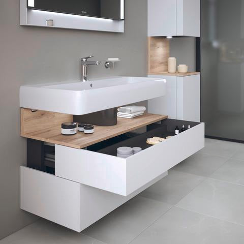 DURAVIT Waschtisch Qatego Studio F. A. Porsche 1000 mm Weiß mit Überlauf und HygieneGlaze