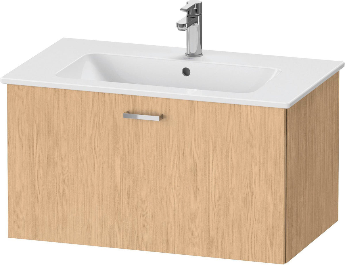 Duravit XBase Waschtischunterbau 600 mm wandhängend, 1 Auszug, weiß matt, mit Soft-Close