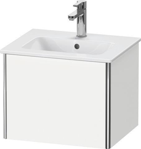 Duravit XSquare Waschtischunterbau Compact 400x510x418 mm weiß matt – wandhängend mit Tip-On-Technik