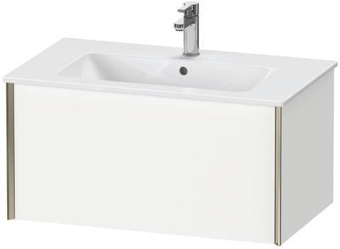 Duravit Waschtischunterbau XVIU 810 mm weiß matt mit Tip-On-Technik und Auszug