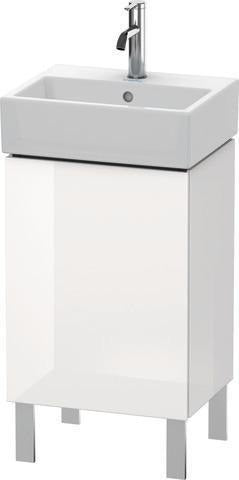 DURAVIT L-Cube Waschtischunterbau 593x434x341 mm, amerikanisch nussbaum, Anschlag links, für Vero Air