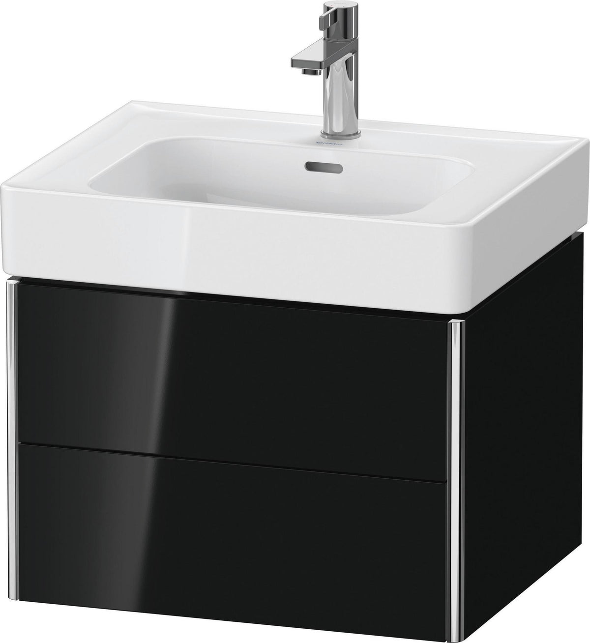 Duravit XSquare Waschtischunterbau 584 mm, 2 Schubkästen, Tip-on, Taupe