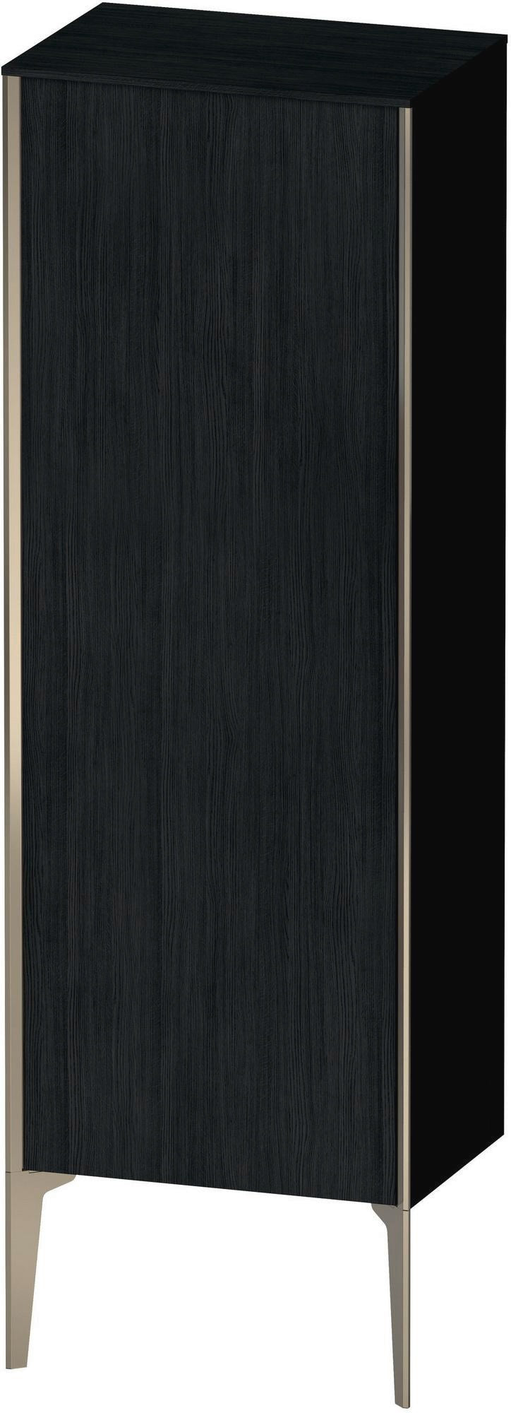Duravit XViu Halbhochschrank 1330 mm Eiche mit Tip-on Technik und Soft-Close