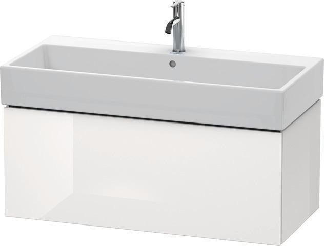 Duravit L-Cube Waschtischunterbau 984 mm taupe supermatt mit Tip-On-Technik