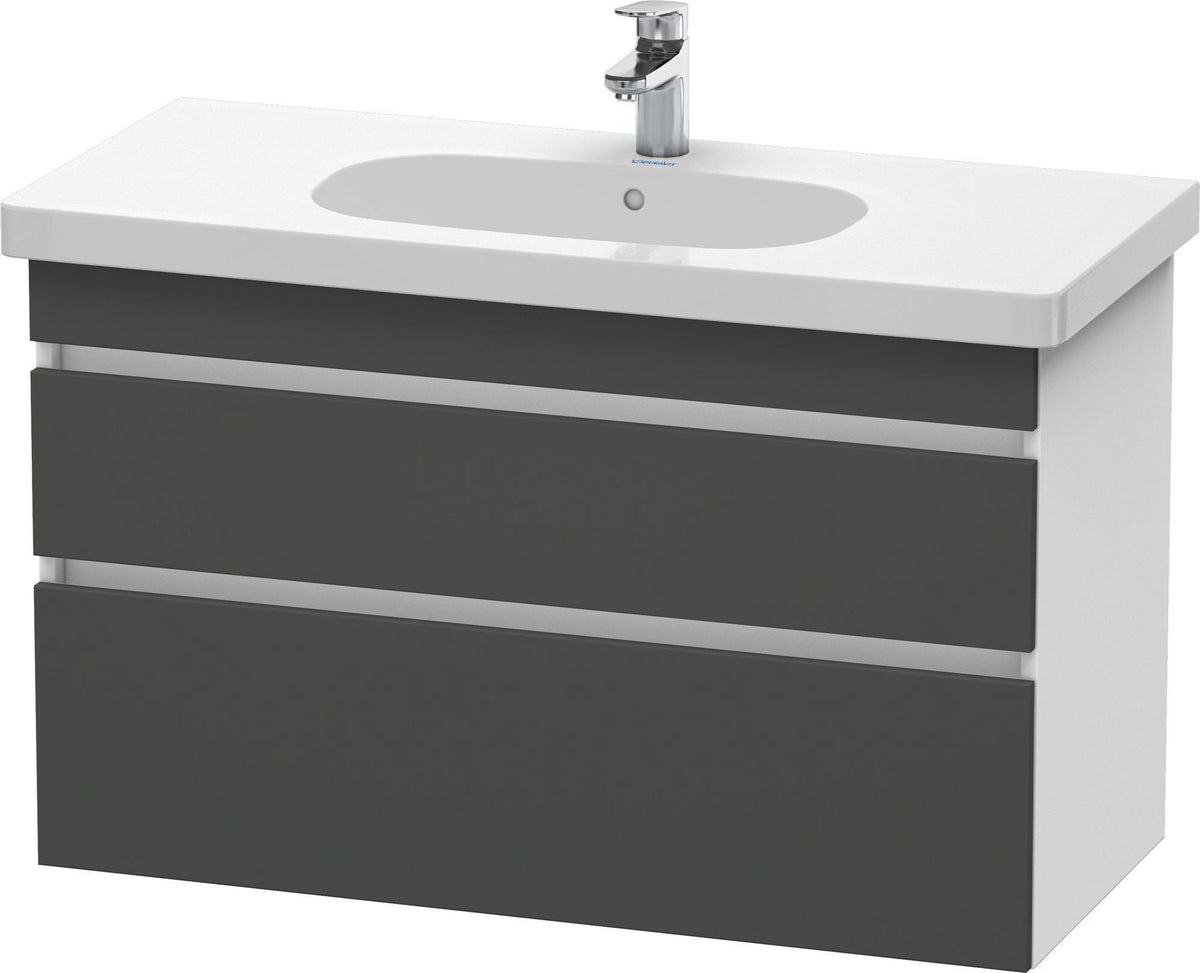 DURAVIT DuraStyle Waschtischunterbau 1000 mm wandhängend, 2 Schubkästen, weiß matt