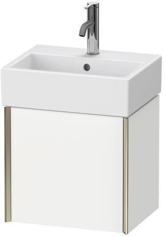 Duravit Waschtischunterbau XVIU 397x434x334mm Pro Cha ma TA li ta s-matt – wandhängend mit Aluminiumprofil