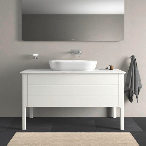 Duravit Luv Waschtischunterbau bodenstehend 1338 mm Weiß Seidenmatt mit Tip-On-Technik