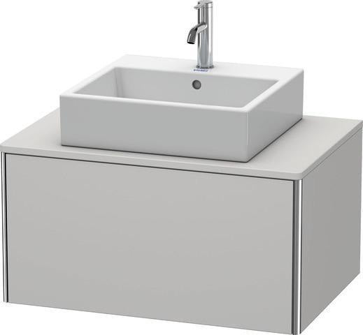 Duravit XSquare Waschtischunterbau 800 mm wandhängend, 1 Auszug, ohne Armatur, seidenmatt