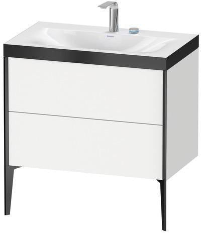 Duravit Möbelwaschtischset XVIU 800x480mm Chaos mit Möbelwaschtisch Viu und Unterbau