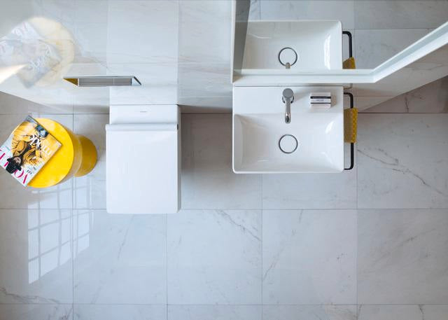 Duravit DuraSquare Metallkonsole mit Handtuchhalter links/rechts, chrom, 333x516x400 mm