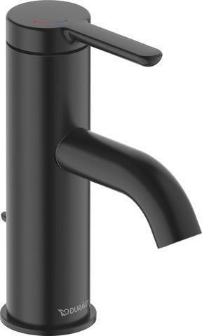 DURAVIT C.1 Einhebel-Waschtischmischer mit FreshStart, MinusFlow und Zugstange, 91 mm Ausladung