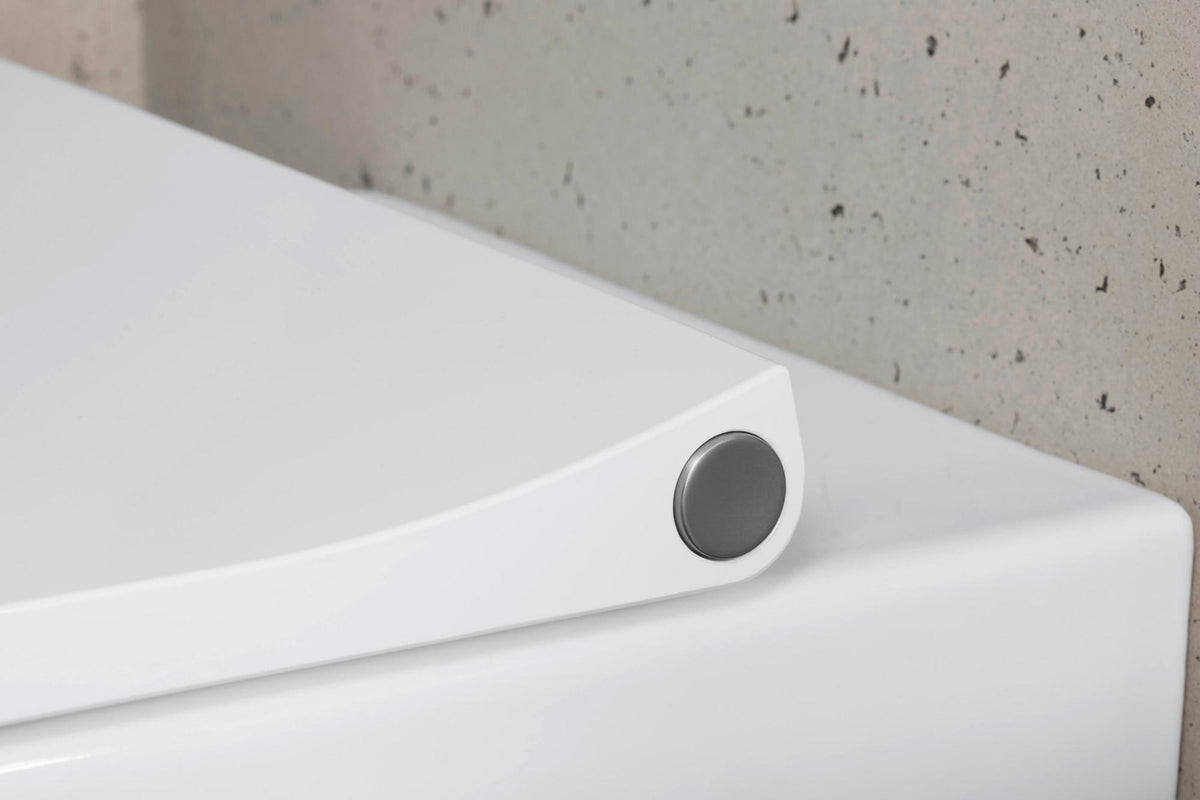 DURAVIT WC-Sitz Design Classics Viu Comp. Weiß mit Edelstahl-Scharnieren, ohne Absenkautomatik