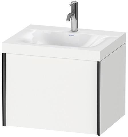 Duravit Möbelwaschtischset XViu 600x480mm mit Unterschrank und Keramikwaschtisch