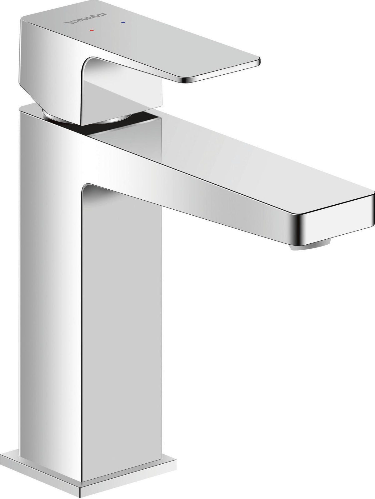 DURAVIT Manhattan Einhebel-Waschtischmischer M Chrom – ohne Zugstange, Keramikmischsystem, 129 mm Auslauf