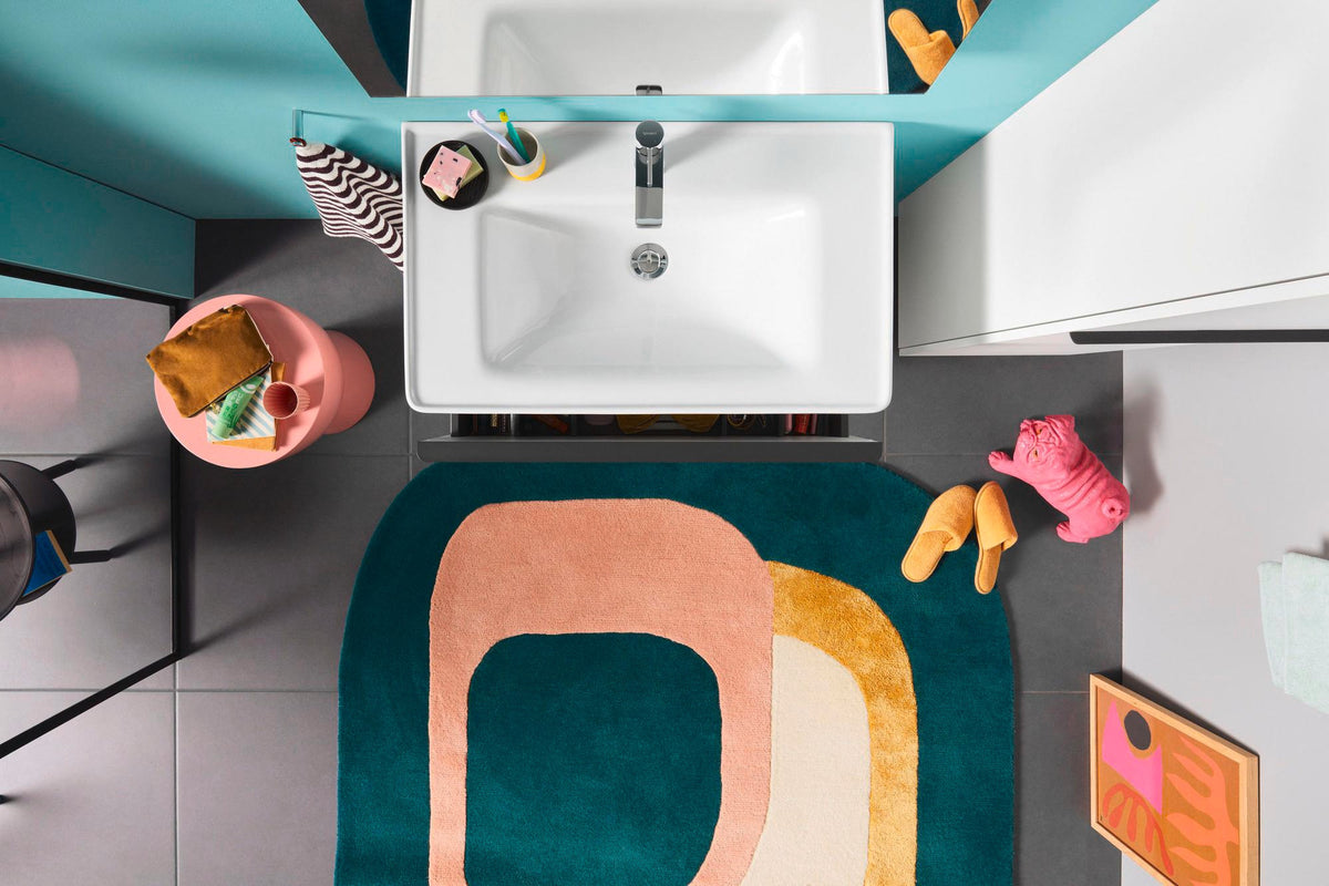 DURAVIT D-Neo Einhebel-Waschtischmischer mit Zugstange, Chrom – 109 mm Ausladung