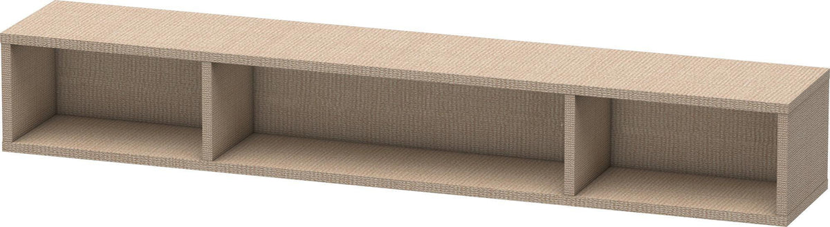 DURAVIT L-Cube Regalelement 800 mm, 3 Fächer, betongrau matt, wandhängend