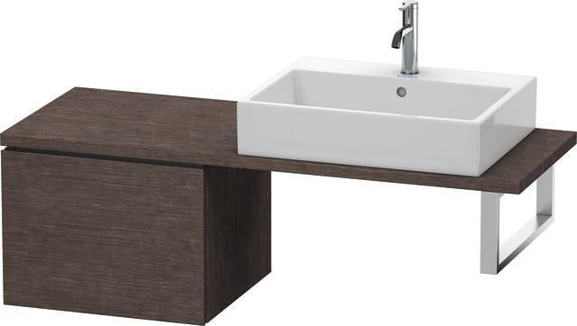 Duravit L-Cube Konsolenunterschrank 520 mm amerikanisch Nussbaum mit Tip-On-Technik