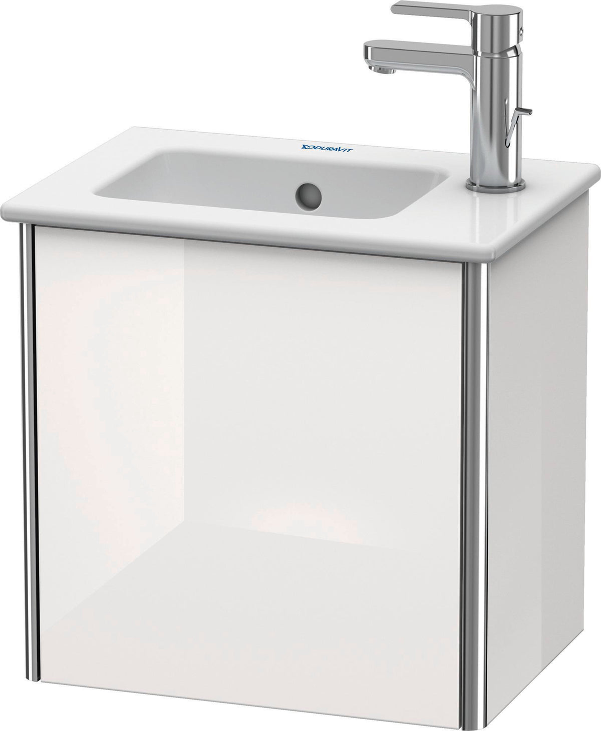 Duravit XSquare Waschtischunterbau 1 Tür rechts 400x410x289 mm Weiß Seidenmatt