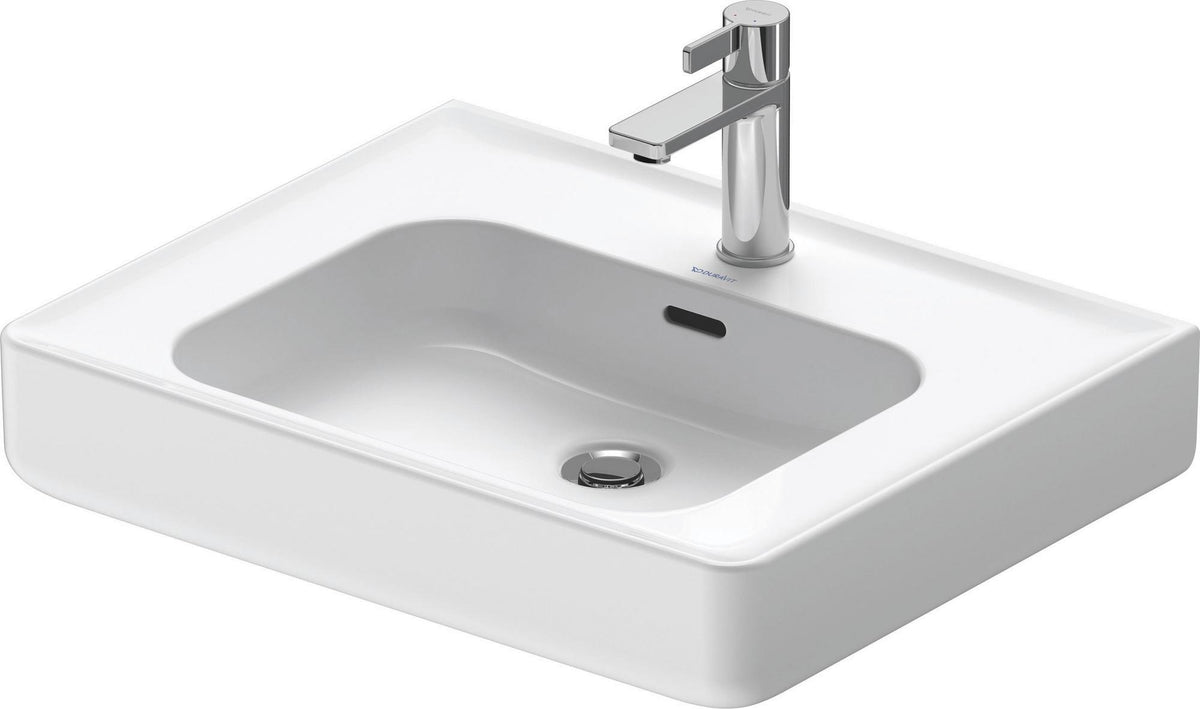 DURAVIT Waschtisch Soleil by Starck 600 mm Weiß mit Überlauf und Hahnlochbank