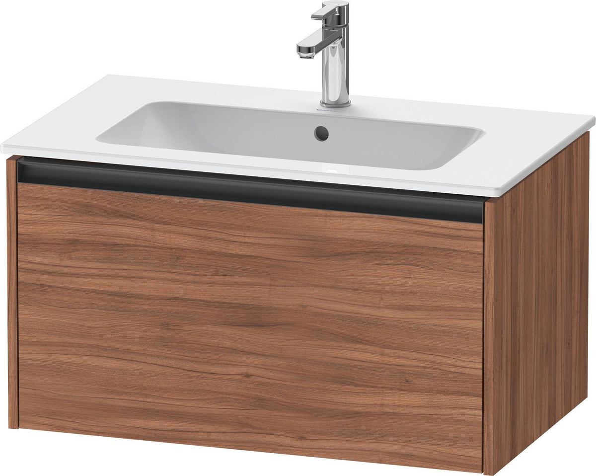 DURAVIT Ketho.2 Waschtischunterbau 810 mm betongrau matt mit Soft-Close-Auszug