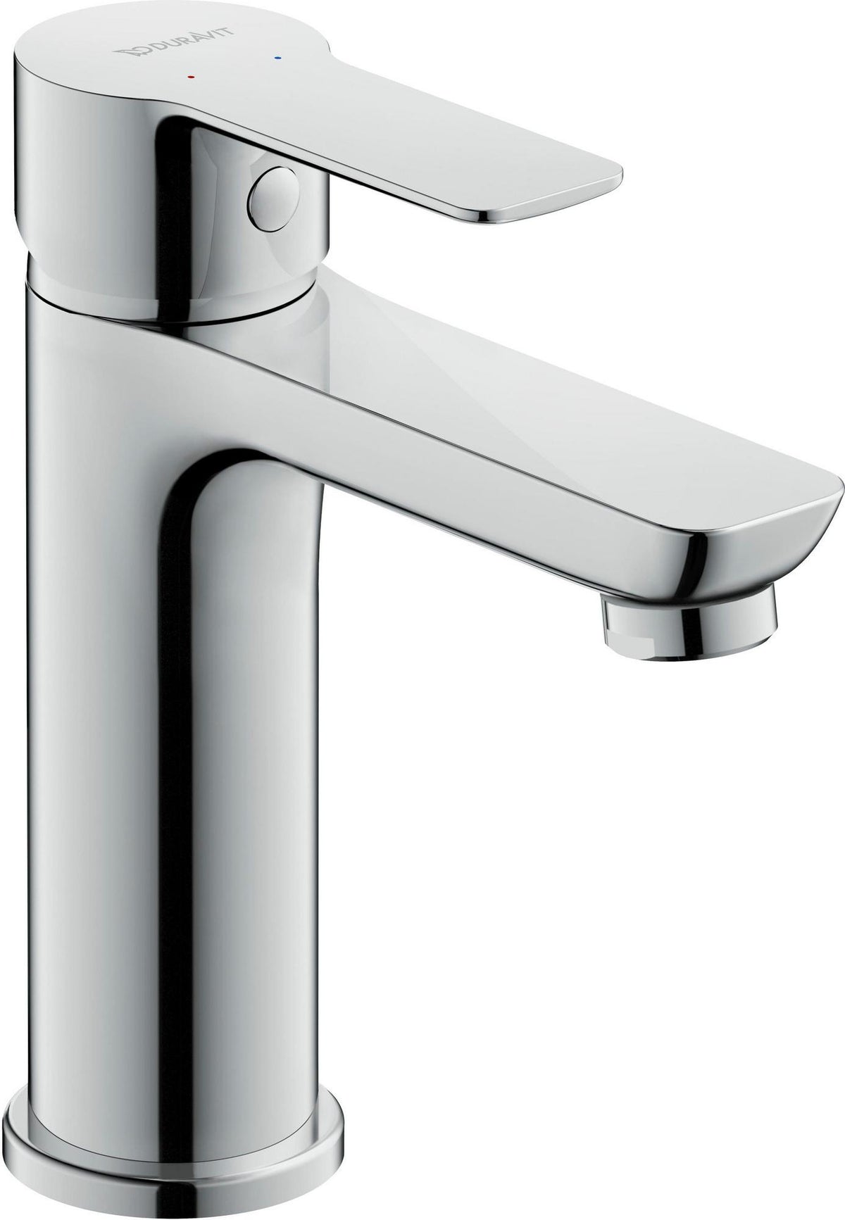 DURAVIT A.1 Einhebel-Waschtischmischer mit Zugstange, Chrom – 107 mm Ausladung