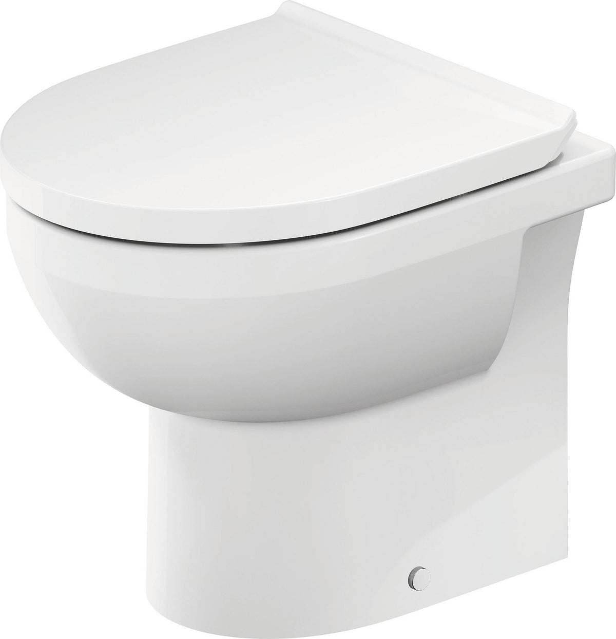 Duravit No.1 Stand-WC 480 mm spülrandlos mit HygieneGlaze, weiß